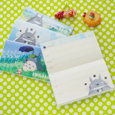 Totoro Еженедельный планировщик Милая неделя ежедневник планировщик книга