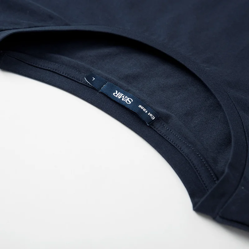 SEMIR футболка с коротким рукавом для женщин 2019 лето новый простой однотонный