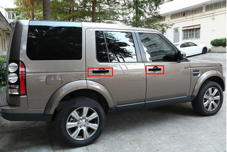 Накладка на дверную ручку автомобиля для Land Rover LR4 Discovery 4 черная 8 шт. 2010 2011 2012-2015 |