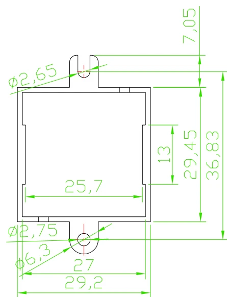 Пластиковый корпус для электроники (10 шт.) 29*30*23 мм|enclosure external hard drive|box waterenclosure laptop |