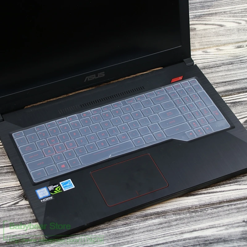 clear Защитная крышка для клавиатуры ноутбука Asus TUF Gaming FX505 fx505ge FX505G FX 505 GD DT GM FX505GM FX505GD fx505DT 15 дюймов 15,6'' - Цвет: clear