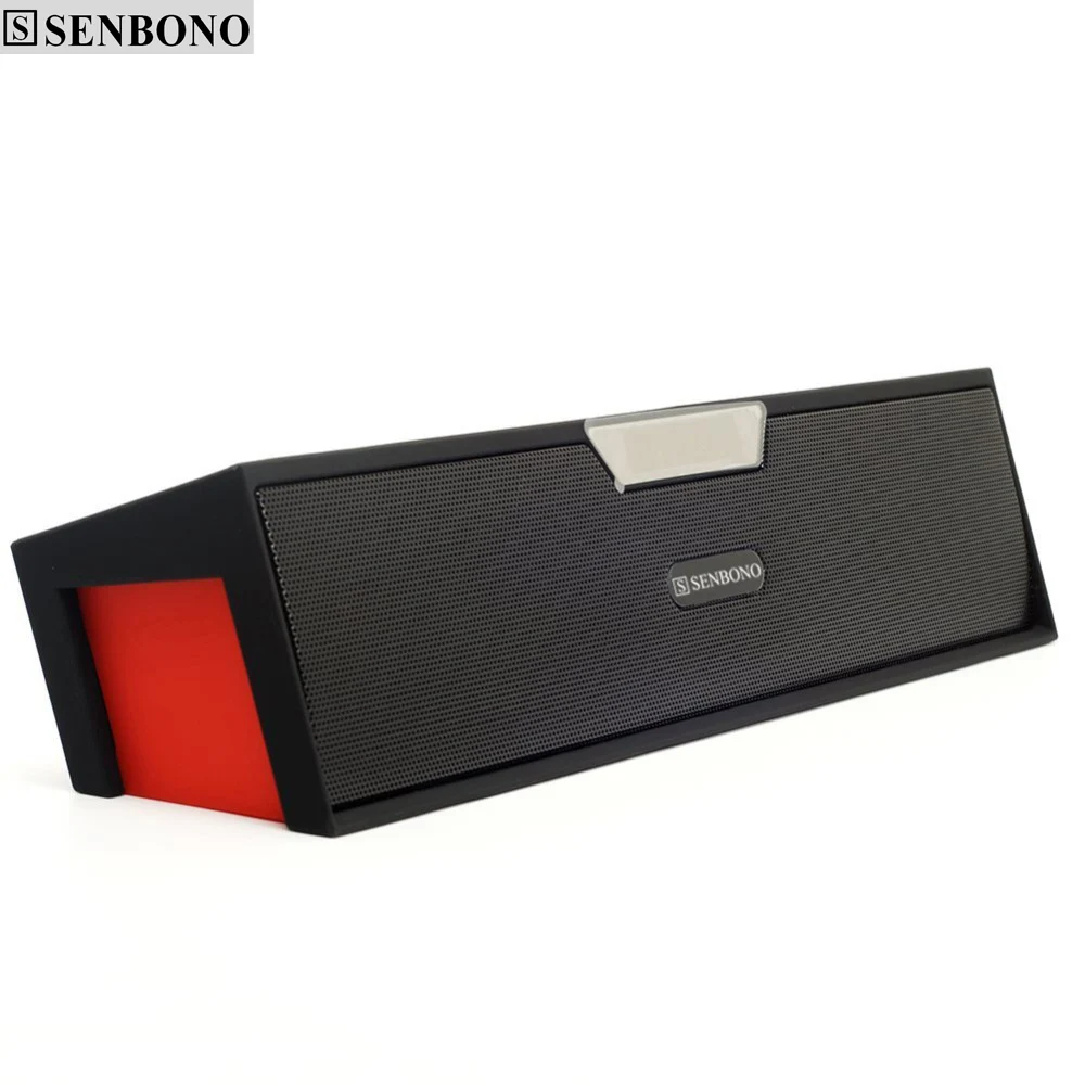 

Портативная беспроводная Bluetooth Колонка SENBONO SDY019, FM-радио, уличные громкоговорители со светодиодный ным дисплеем, будильником и будильником