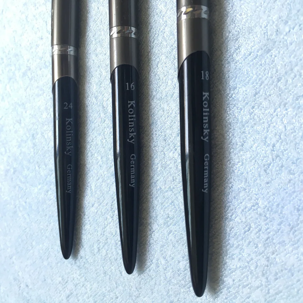 2020 чистый 100% колинский круглый острый инструмент для ногтей с металлической