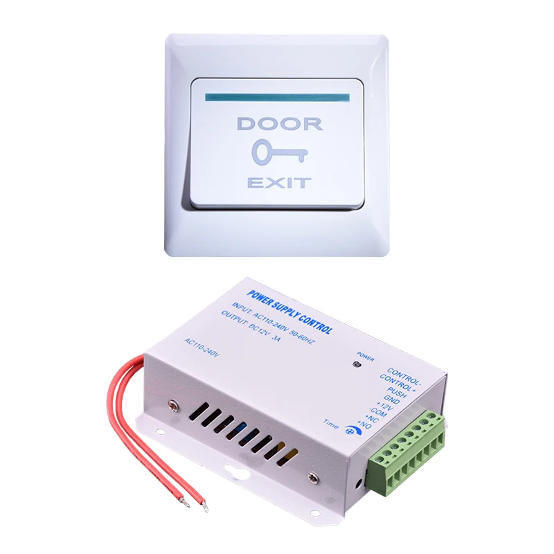 Access control kit 1 Eseye DC 12V 3A новая система контроля допуска к двери переключатель питания AC 110~ 240V Время задержки 15s высокое качество управления питанием - Цвет: Access control kit 1