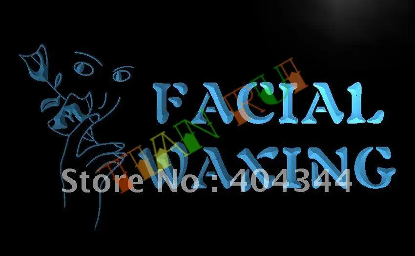 

LB046- OPEN Facial Waxing Displays LED Neon Light Sign