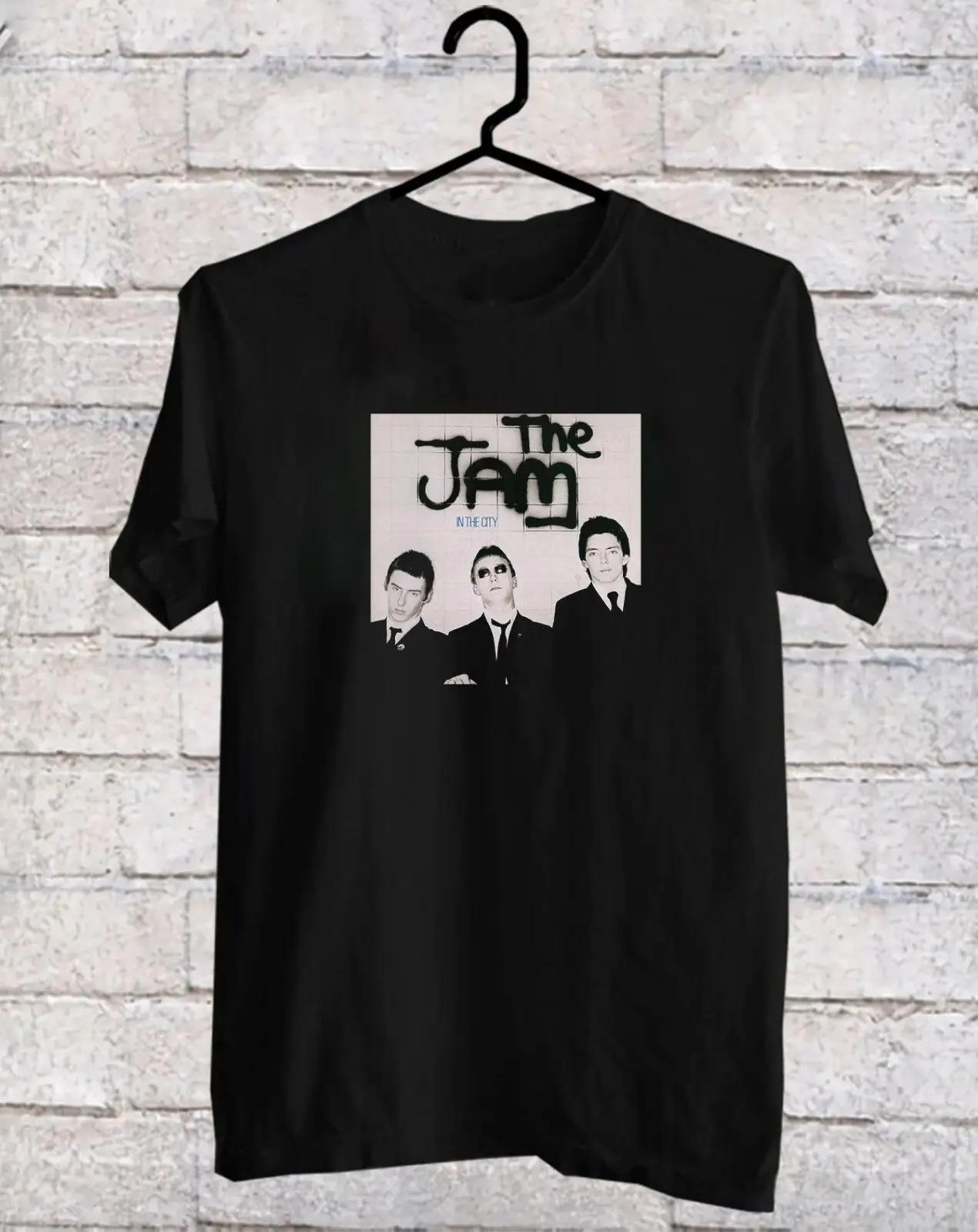 The jam In City британская рок группа Legend черная футболка S 3XLMen новая футболка|Мужские