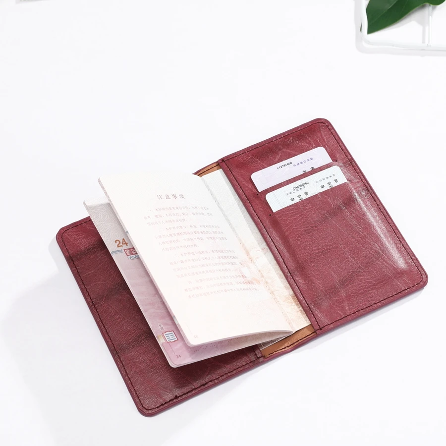 Zoukane New Cover Travel Passport Cover Card Case Women Men Travel Credit Card Holder Travel ID&Document Passport Holder CH07A