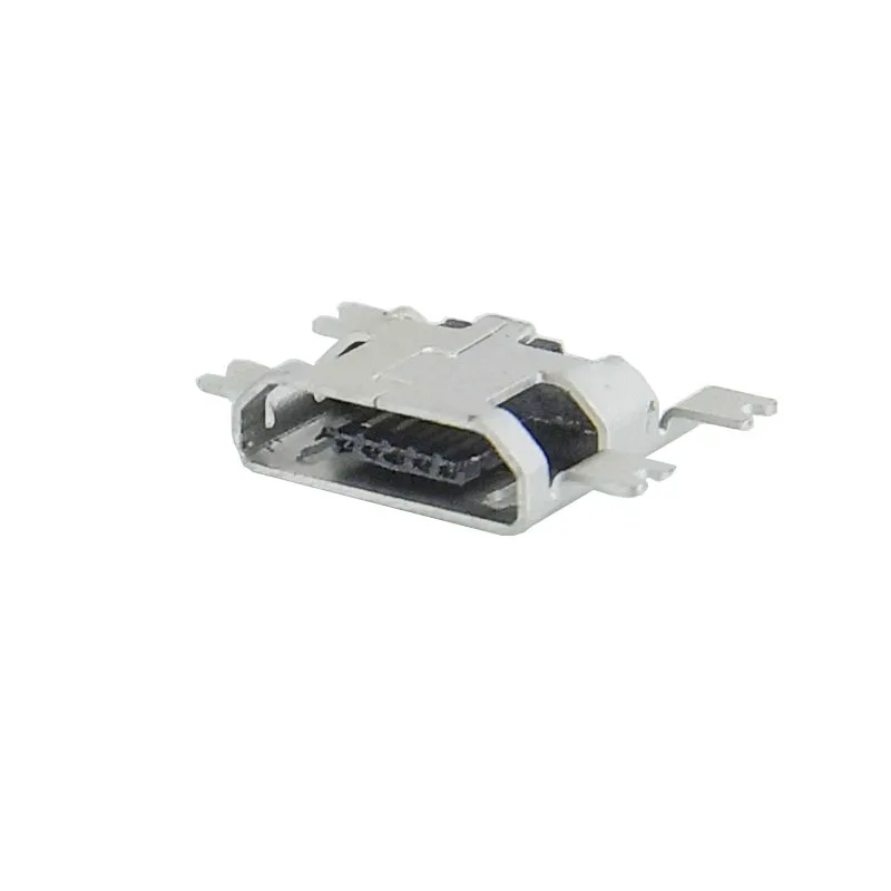 50 шт 100 4 фута плоский SMT 5 Pin разъемы Женский Micro USB разъем ПОРТ Jack Sockect клеммы