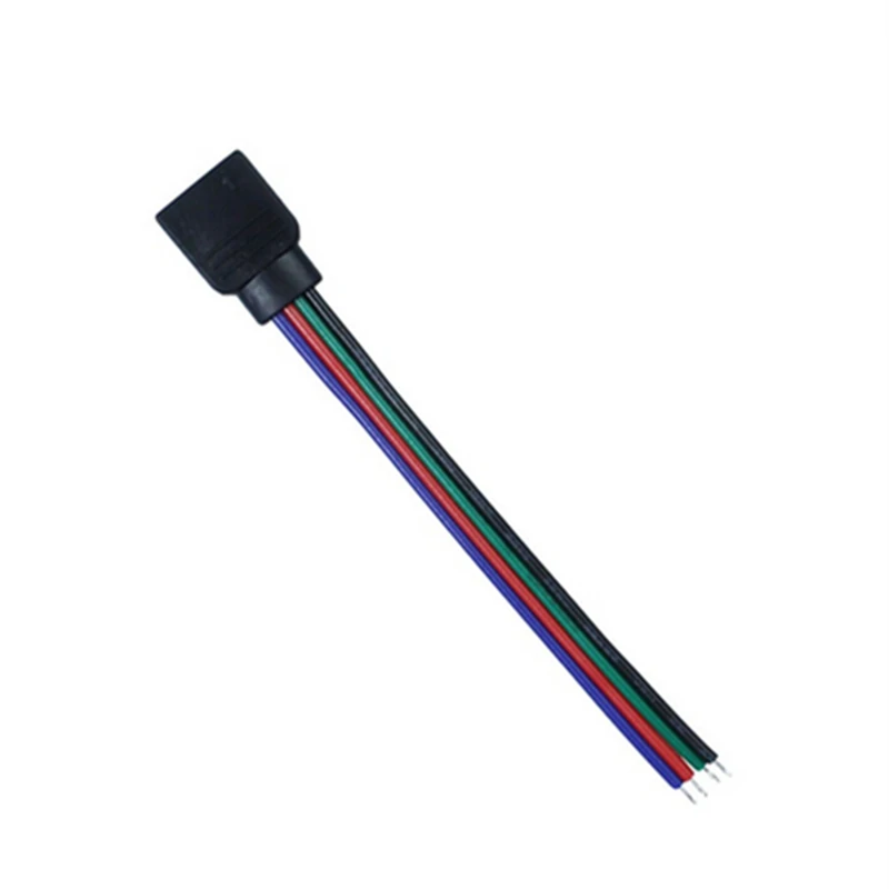4-контактный разъем для печатной платы 100 шт. провод светодиодные ленты RGB кабель