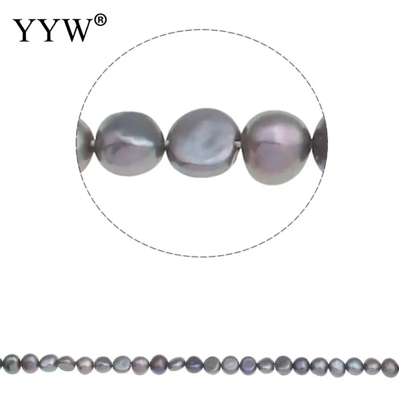 Барокко культивированный пресноводный жемчужное ожерелье изготовление бусин