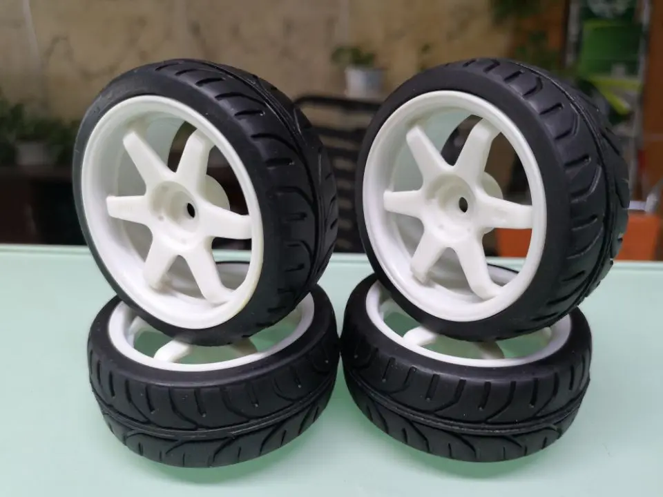 4 шт. Резиновые Колесные шины для HSP HPI kyosho Tamiya Redcat FS | Игрушки и хобби