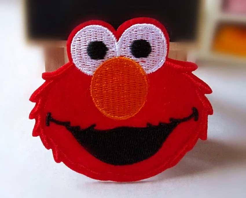 Оптовая продажа красная мультяшная вышивка патчи для утюга сделай сам шитье