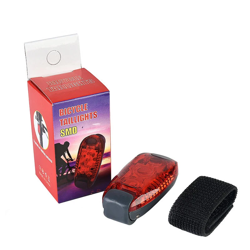 Акула Тигр 3LED велосипедный фонарь ночной бег сигнальная лампа велосипеда