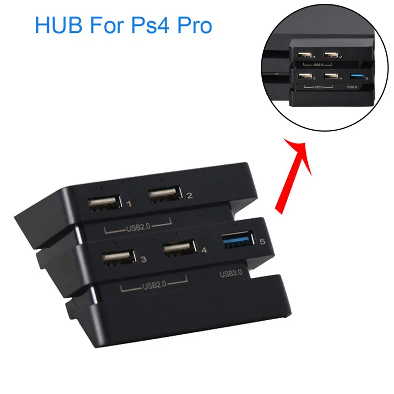 USB 3 0 адаптер расширения концентратор для игровой консоли Sony PlayStation 4 PS4 Pro