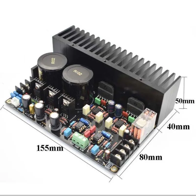 Новый M3886 JRC5534DD OP07 Максимальная выходная мощность 2x68 Вт HIFI Музыка Аудио DIY