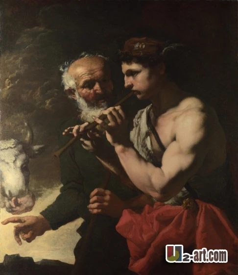 

Canvas Prints (Johann Carl Loth) wholesale modern art printed canvas painting of living hall Religion-228