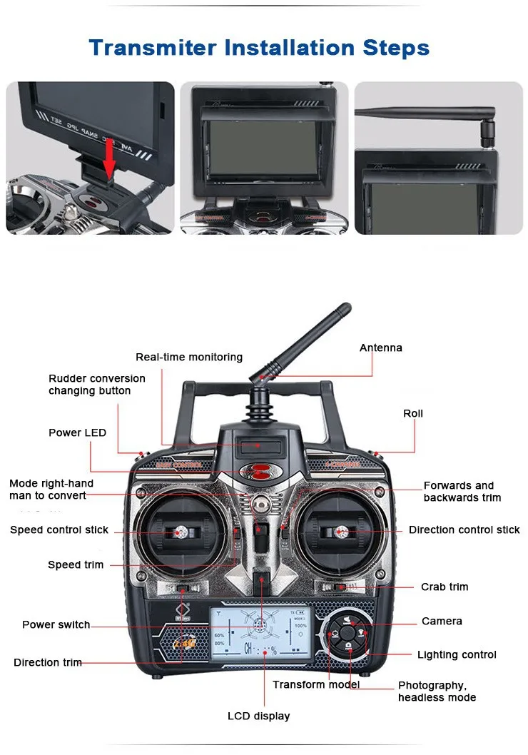 WLtoys V666 5,8G FPV 6-осевой гироскоп НЛО Квадрокоптер с дистанционным управлением 2MP Камера и для монитора с видом от первого лица поглащающей нагрузкой, V666 RTF 2,4 ГГц против WLtoys V262 X30V