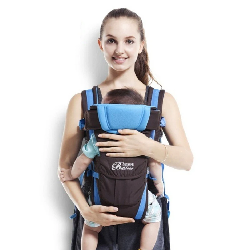 0-36 Months Front Facing Kangaroo Ergonomic Baby Carrier Stretchy Sling Hipseat For Infants Manduca Baby Backpack Pouch Wrap