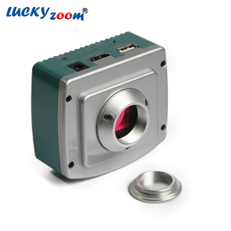 Lucky Zoom бренд CE ISO 1080P 60 кадров в секунду HDMI тринокулярная микроскопическая