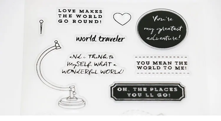 World traveler Tellurion компас Силиконовая печать, Детский Набор для творчества ручная работа Скрапбукинг дневник фото декоративные украшения студентов мягкие марки
