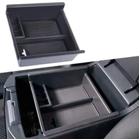 center console organizer insert abs black materials tray armrest box secondary storage for toyota 4runner 2010 2019