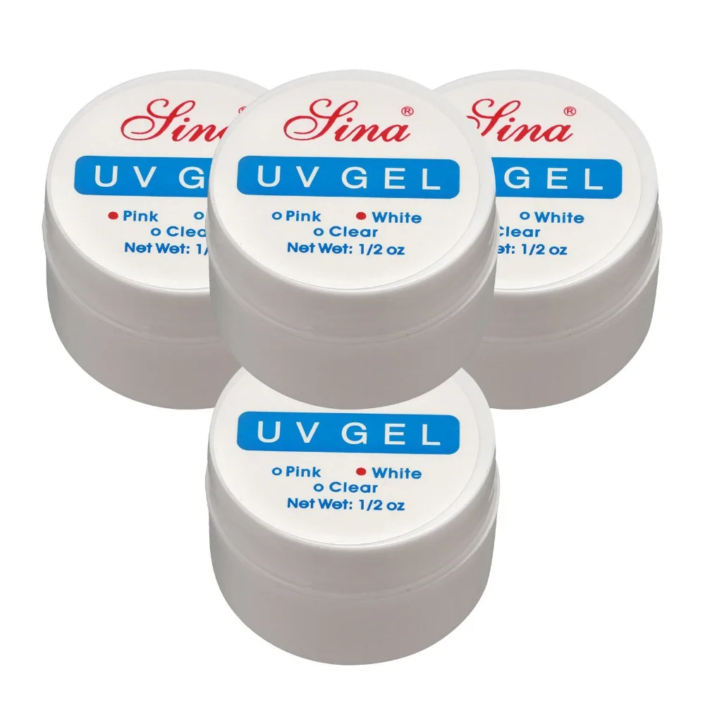 Anmas Rucci DIY белые французские наконечники UV Topcoat гель-клей форма для ногтей кисть для ногтей Набор для дизайна ногтей