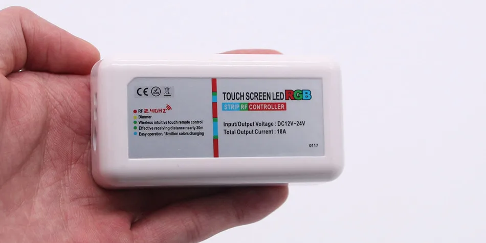 BEILAI DC12-24V 3 канала 18A RGB светодиодный контроллер 2,4G RF сенсорный экран светодиодный RGB пульт дистанционного управления для RGB светодиодный светильник
