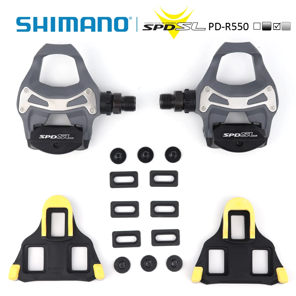 SHIMANO PD R550 шоссейный велосипед педали SPD SL дорожный и SM SH11 плавающий планка для езды