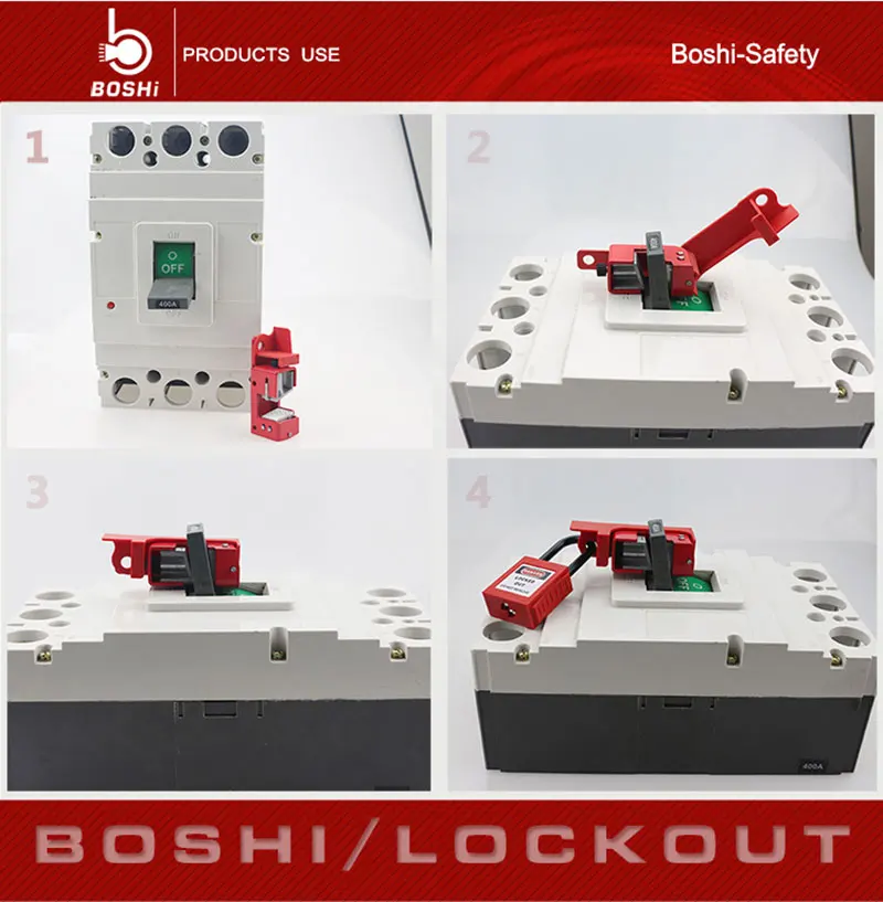 Большой двойной автоматический выключатель замок Электрическая безопасность замок переключатель электрический замок автоматический выключатель замок подвесной знак BD-D18