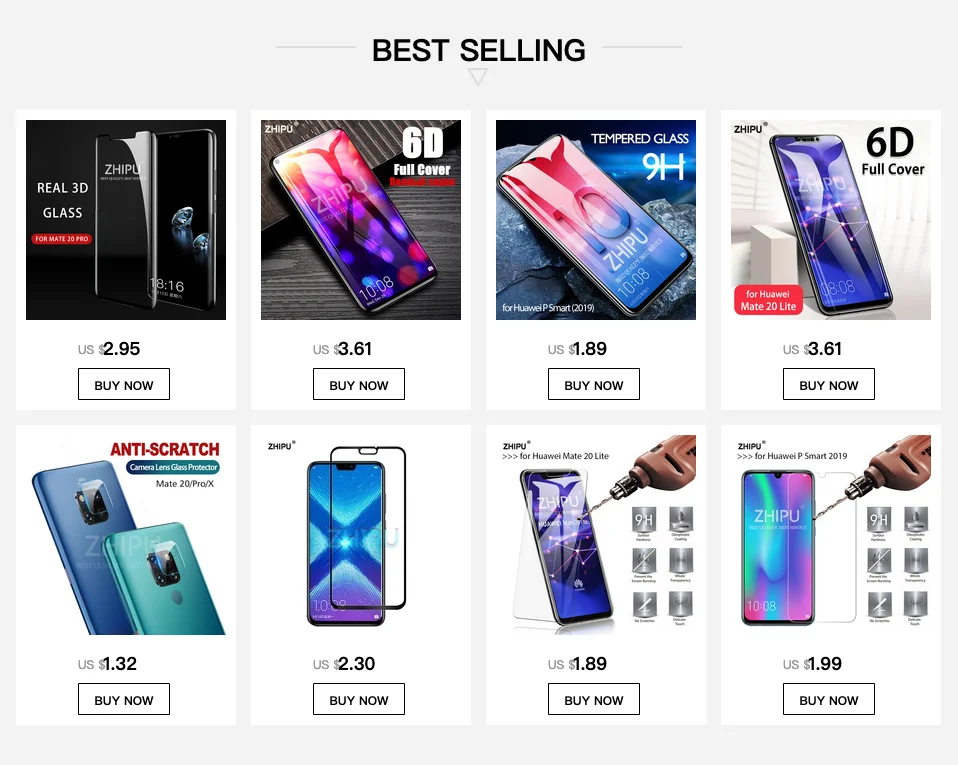 10 шт./партия 2.5D 0,26 мм закаленное стекло для huawei honor 8X honor 8X6,5 дюймов Защитная пленка для экрана для huawei honor 8X