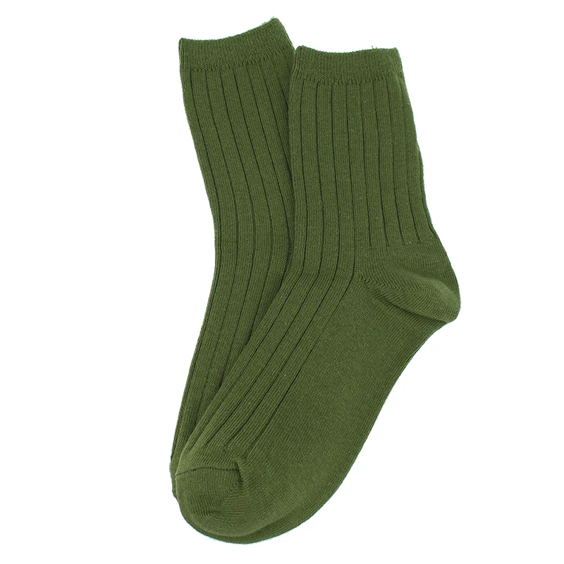 Фирменные осенне зимние винтажные плотные носки с вертикальными полосками для