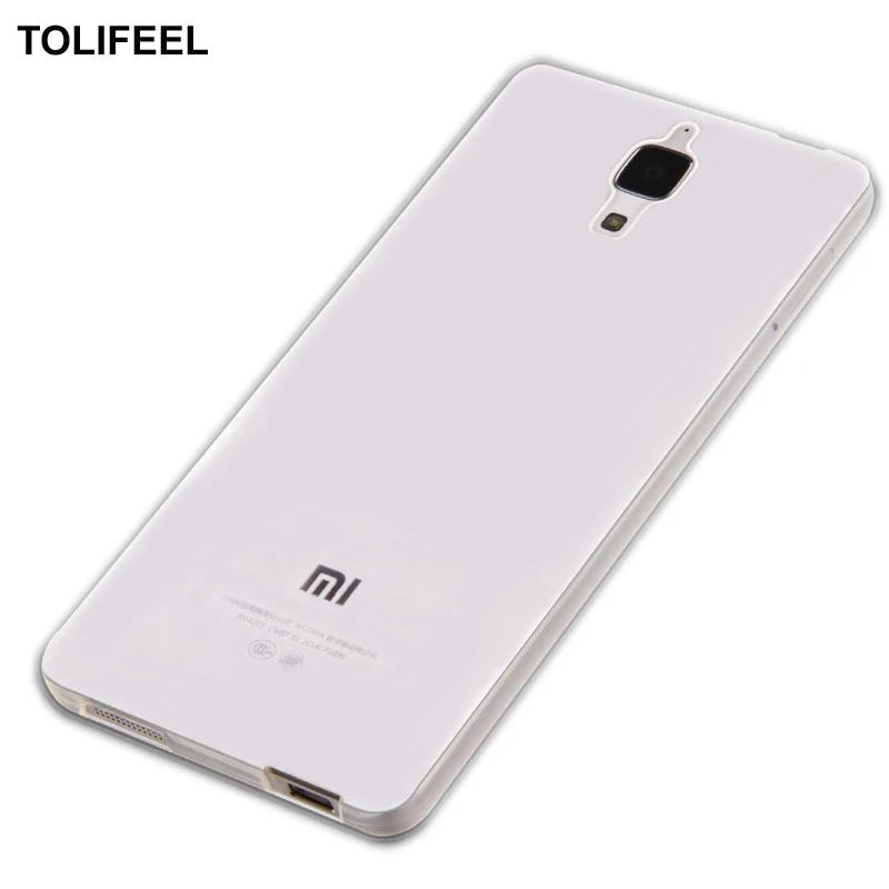 Силиконовый чехол TOLIFEEL для Xiaomi Mi4 оригинальный тонкий прозрачный защитный
