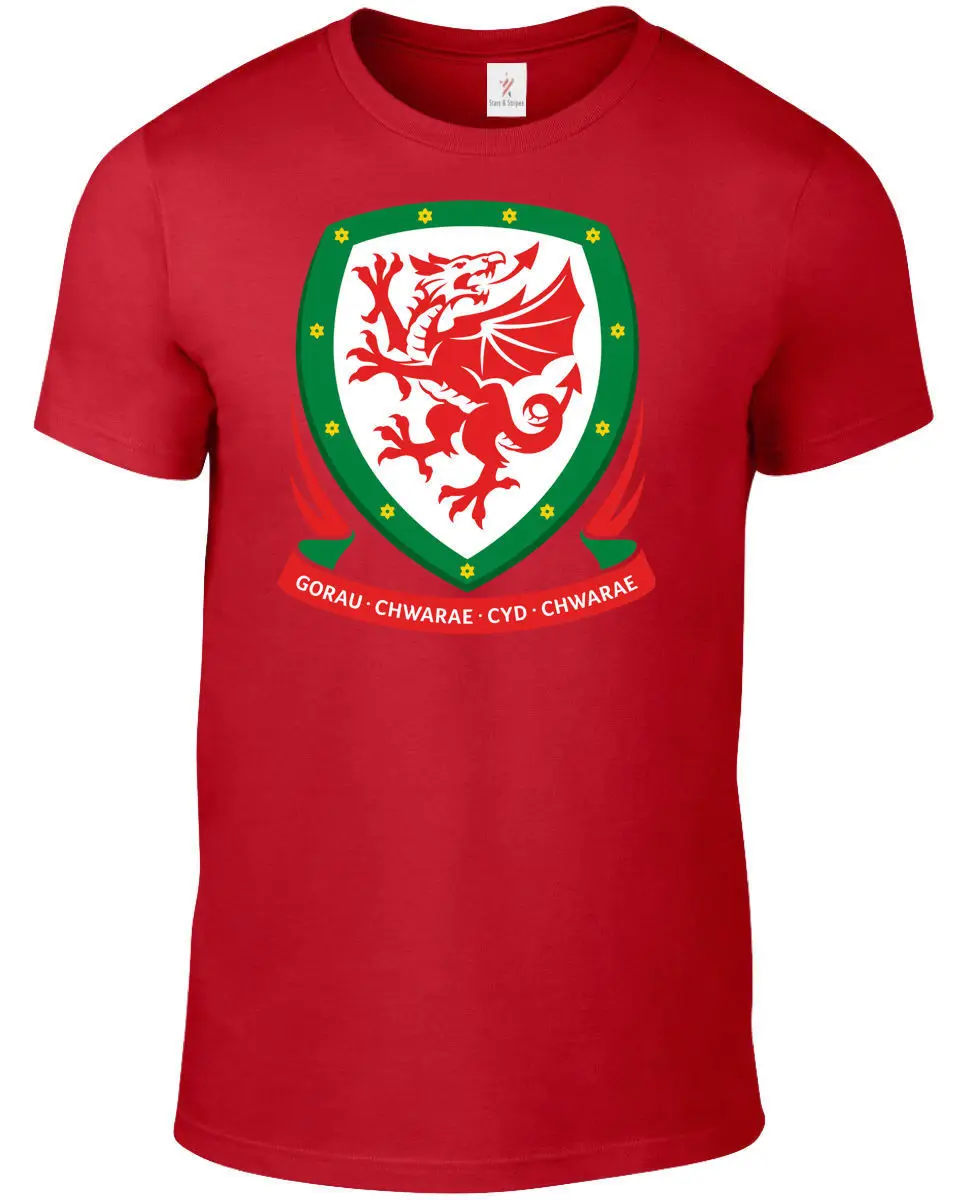 

Wales 2019 T Shirt Men'S Footballer Legend Soccers 2019 New 3D T Shirt Men Funny Tee Shirts Short Sleeve Funny T Shirts for Men