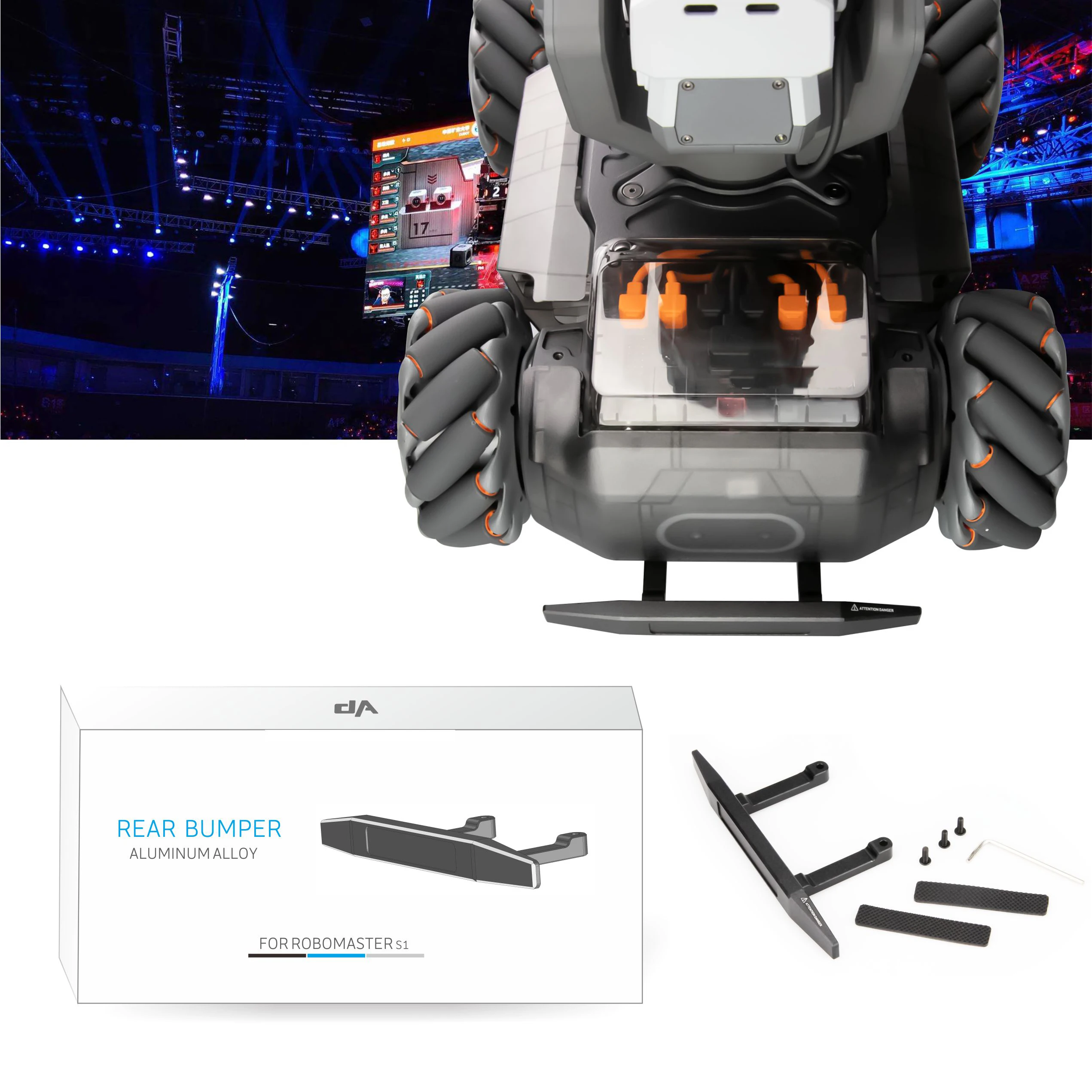 Автомобильный задний бампер для DJI RoboMaster S1 умный образовательный робот защита от