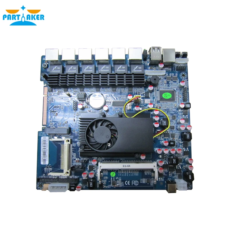 Partaker R5 vpn роутер Intel 1037U/2117U 2G RAM 8G SSD 6 LAN порты брандмауэр сервер|firewall server|router intelintel
