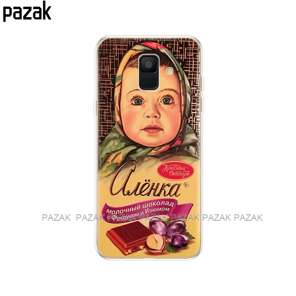 34256 Силиконовый чехол для телефона samsung Galaxy A6 Dual SIM SM A600 A600F, мягкая задняя крышка из ТПУ для samsung A6 Plus A605 A605F, новинка - Цвет: 34256