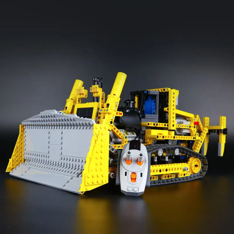 Technic 20008 бульдозер грузовик сборка строительных блоков Кирпичи совместим с 42030 бульдозер с дистанционным управлением