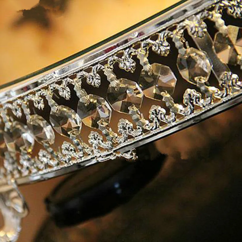 Бесплатная доставка кристаллические шарики подставка для свадебного торта с