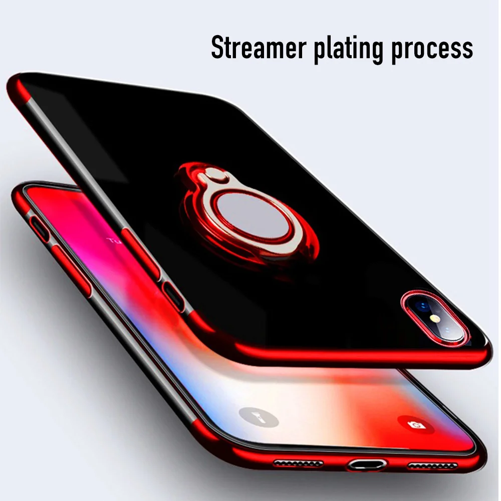 Case For iPhone Xr Bumper Shockfproof Coque XS Max 6 6S 7 8 Plus X 10 Covers Magnetic Mobile Phone Holder Stand | Мобильные телефоны