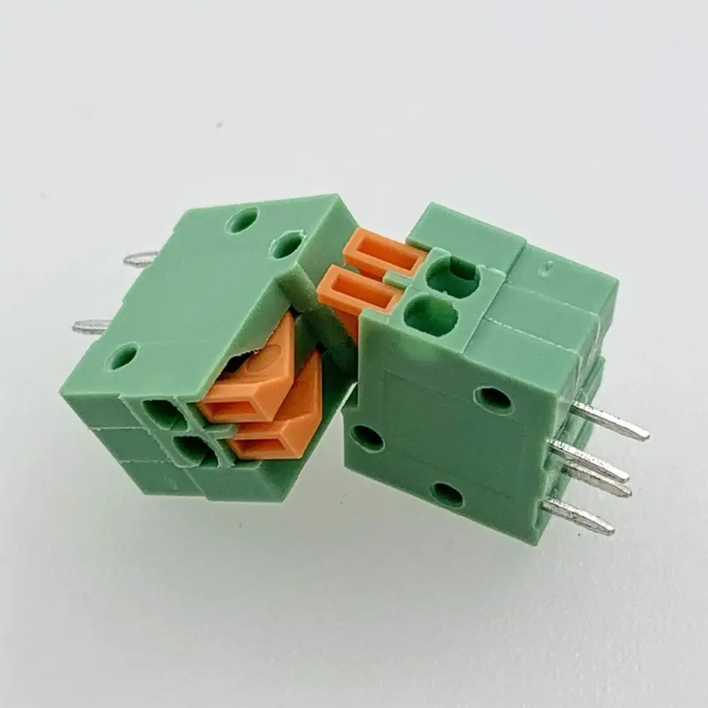 KF141R 2,54 2P~ 12P PCB Пружинные клеммные блоки DG141R 2,54 мм 2 контакта~ 12 контактов FFKDS/H-2.54 1791826 Феникс контакт DEGSON KEFA