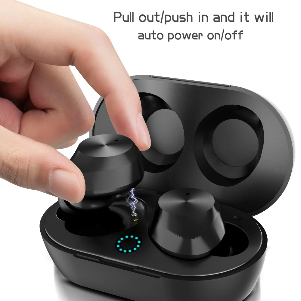 TWS-9 Bluetooth 5 0 наушники TWS Беспроводные сенсорные мини с шумоподавлением басами в