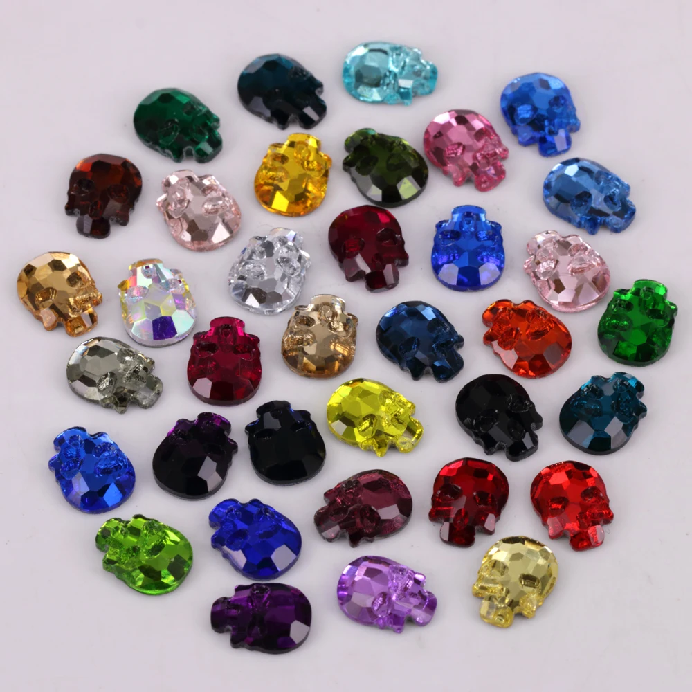 Бесплатная доставка! Стразы высокого качества 8x10 мм с плоской спинкой и