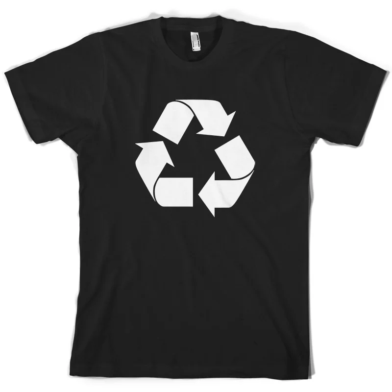 Recycling Symbol Мужская футболка 10 цветов Recycle Gift ClothingMen'S футболки в летнем стиле