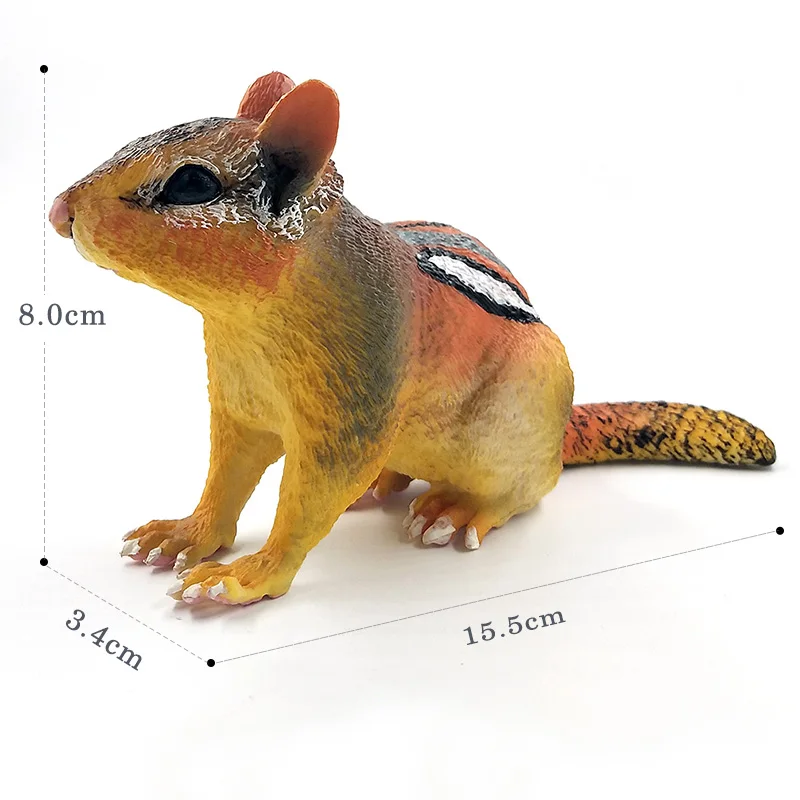 Искусственная большая мышь Chipmunk имитация крыс модель животного фигурка