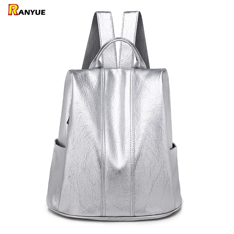 Женский рюкзак Новый Модный повседневный вместительный из искусственной кожи