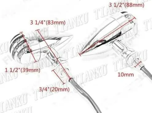 Мотоцикл указатель поворота комплект для Suzuki Boulevard C50 Volusia 800 C90 M109R C109 Marauder M50 Intruder