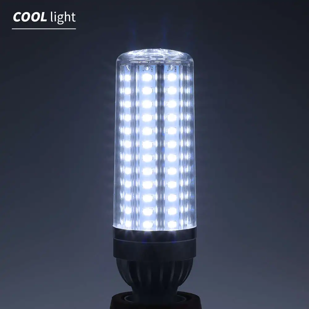Cool White E27 светодиодная лампочка-Кукуруза лампы 220 V светодиодный лампы высокой Яркость 5730SMD свечах 110 V лампада светодиодный 25 W 35 W 50 W высокой Мощность лампа - Испускаемый цвет: Cool White