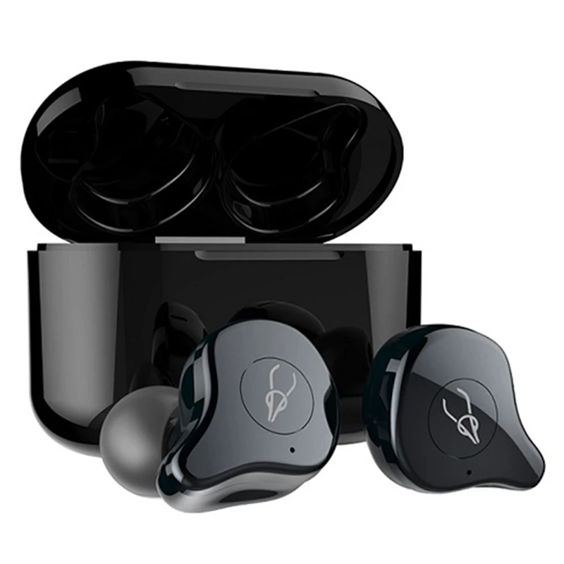 Оригинальные TWS Bluetooth 5 0 беспроводные наушники HiFi стерео спортивные с чехлом для