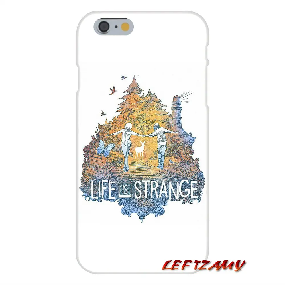 Для iPhone X 4 4s 5 5S 5C SE 6 S 7 8 Plus Life Is stranna butterfly гибкие аксессуары чехлы для