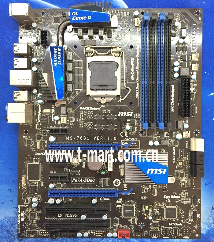 Для рабочего Материнская плата MSI P67A SD60 Системы плате полностью протестированы| |